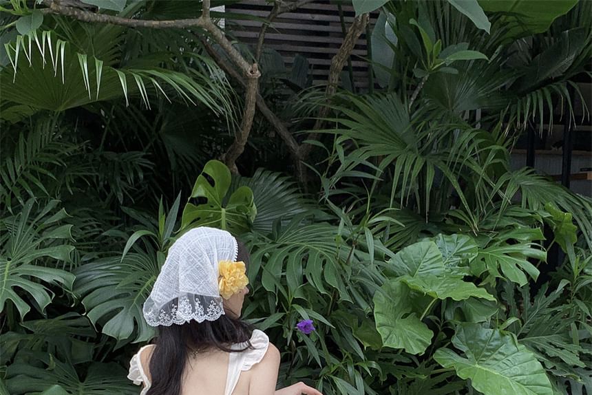 Tie Maxi Spaghetti A-Line Dress Strap Back