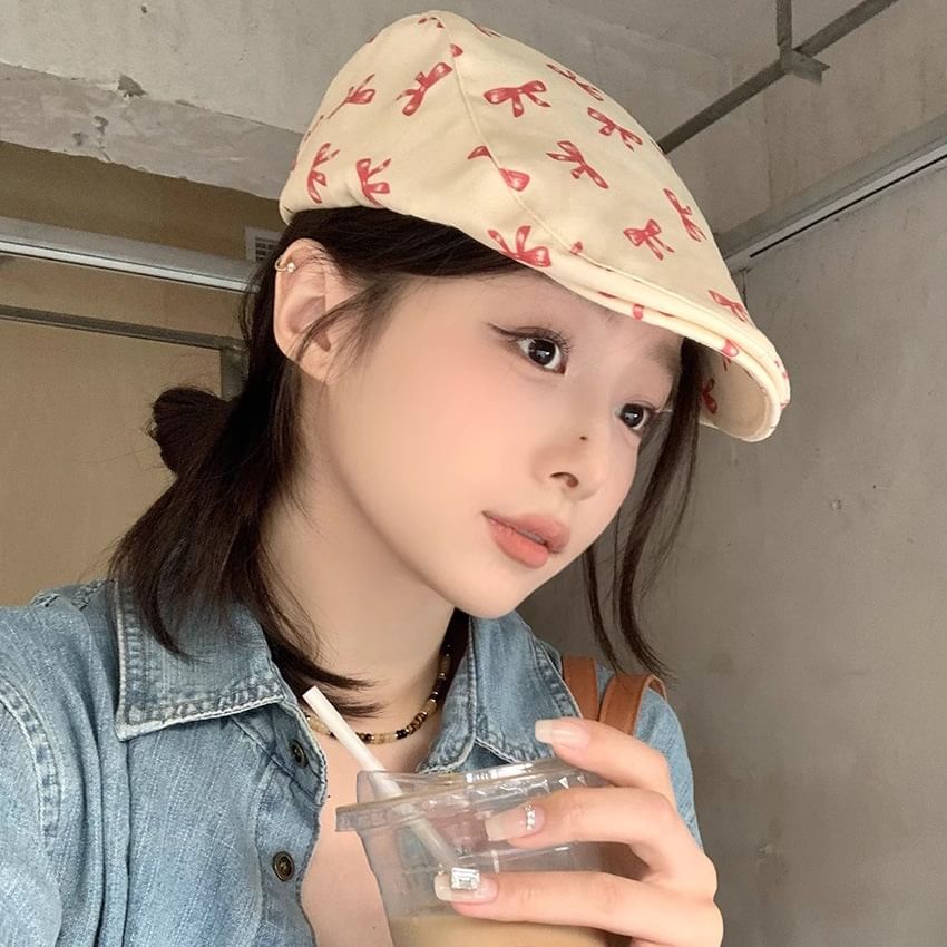 Print Cap Bow Flat
