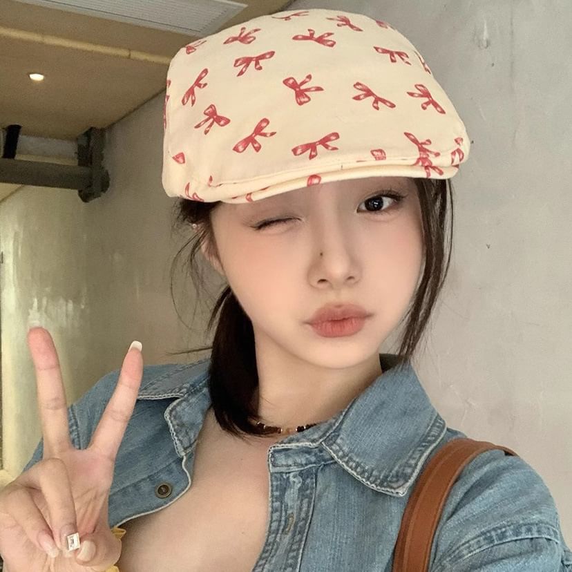 Print Cap Bow Flat