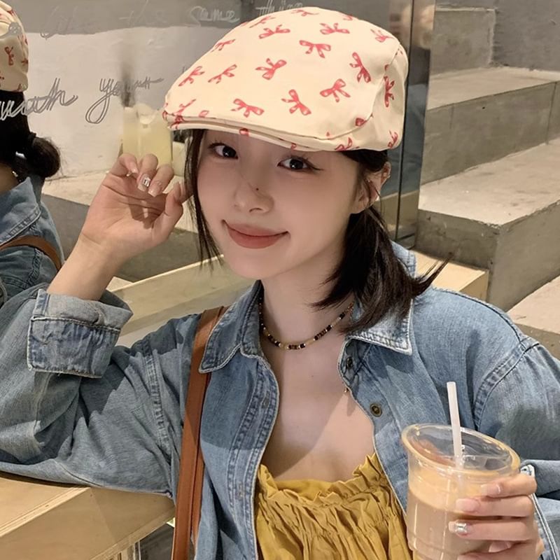 Print Cap Bow Flat