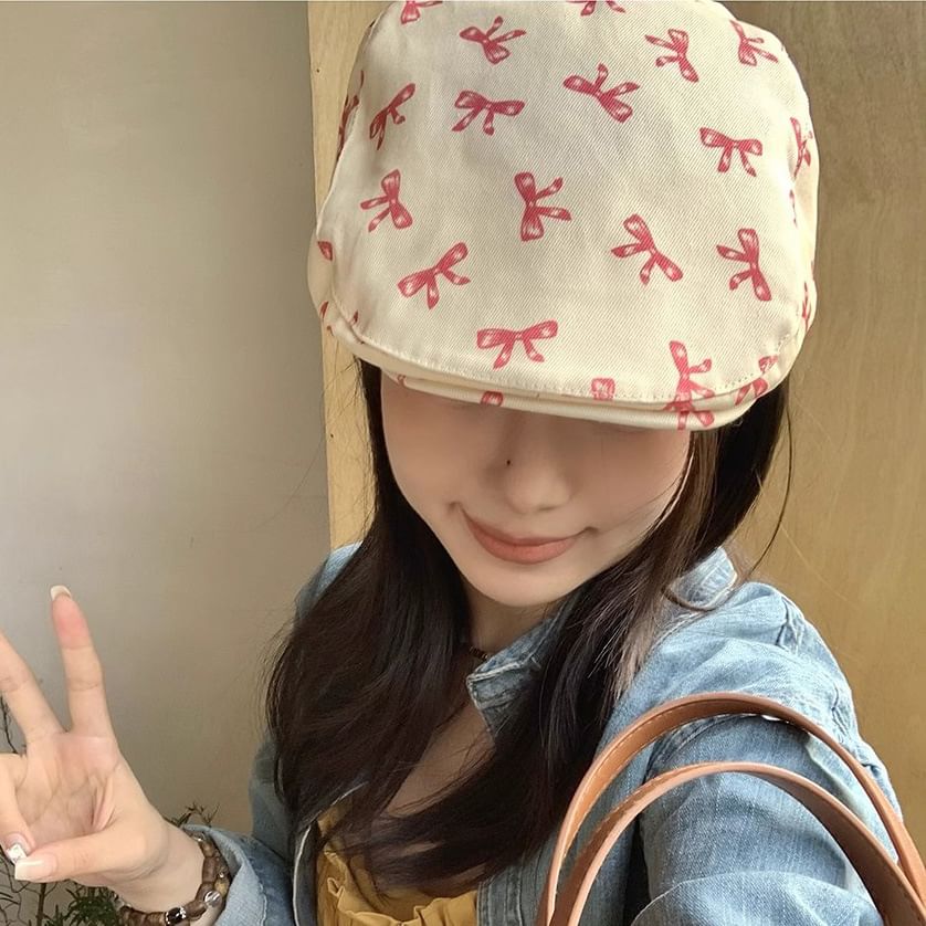 Print Cap Bow Flat
