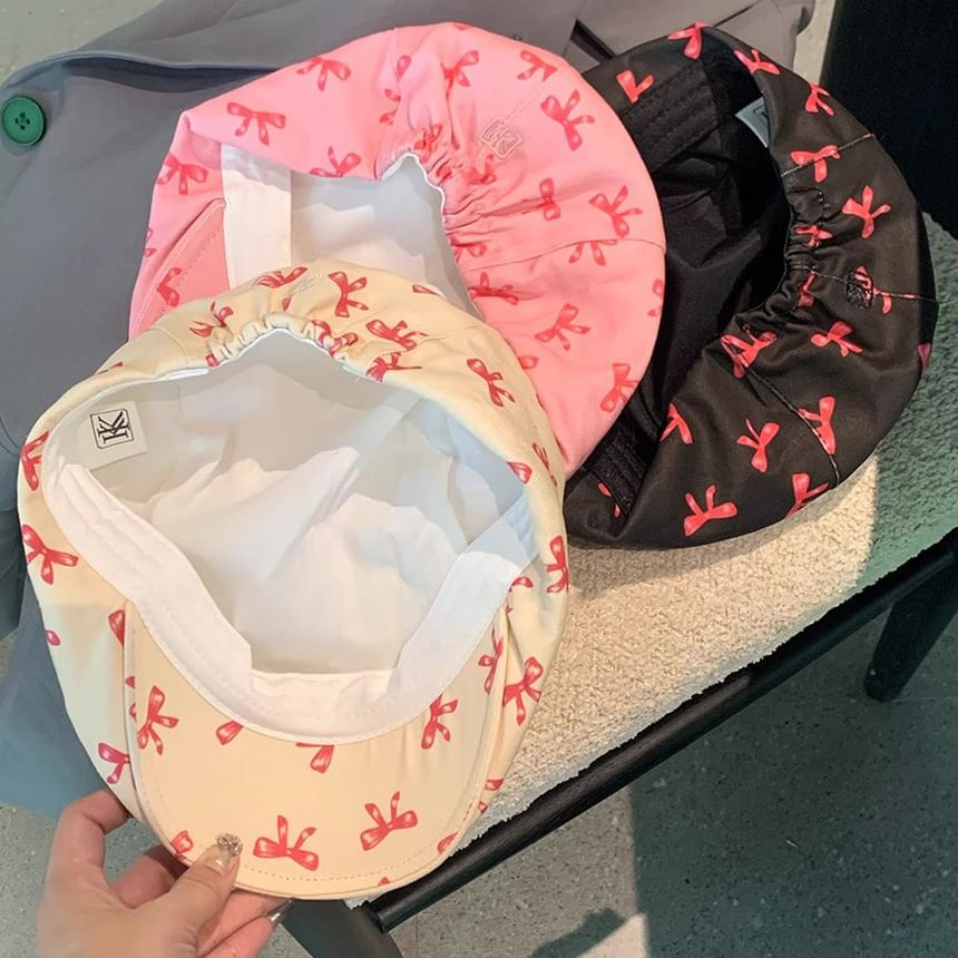 Print Cap Bow Flat