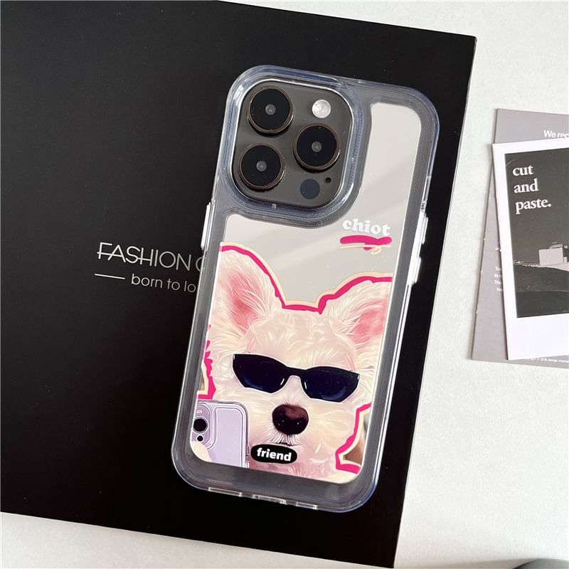 Phone Case Dog Mirrored