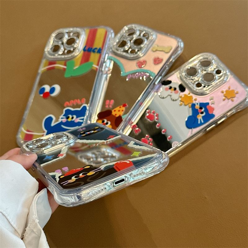 Phone Cartoon Case Mirrored