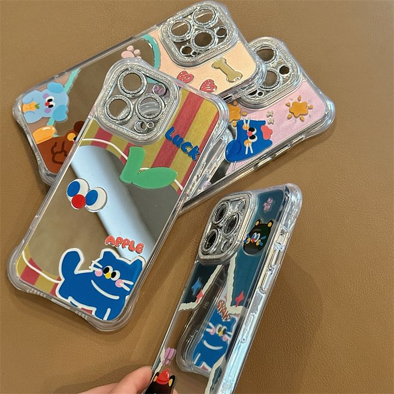 Phone Cartoon Case Mirrored