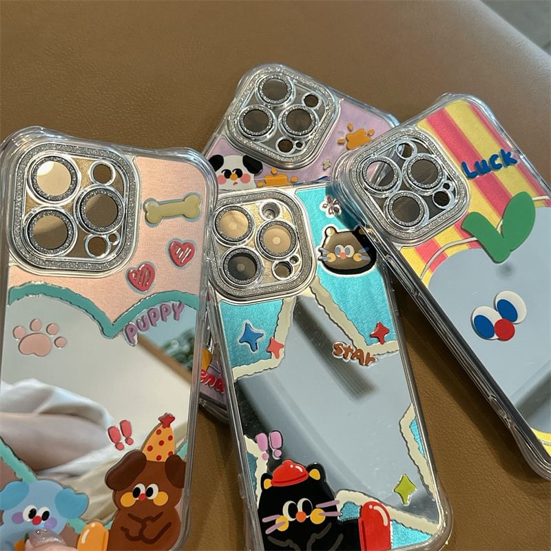 Phone Cartoon Case Mirrored