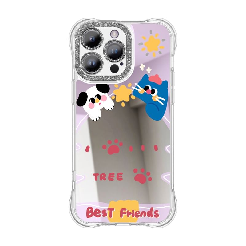 Phone Cartoon Case Mirrored