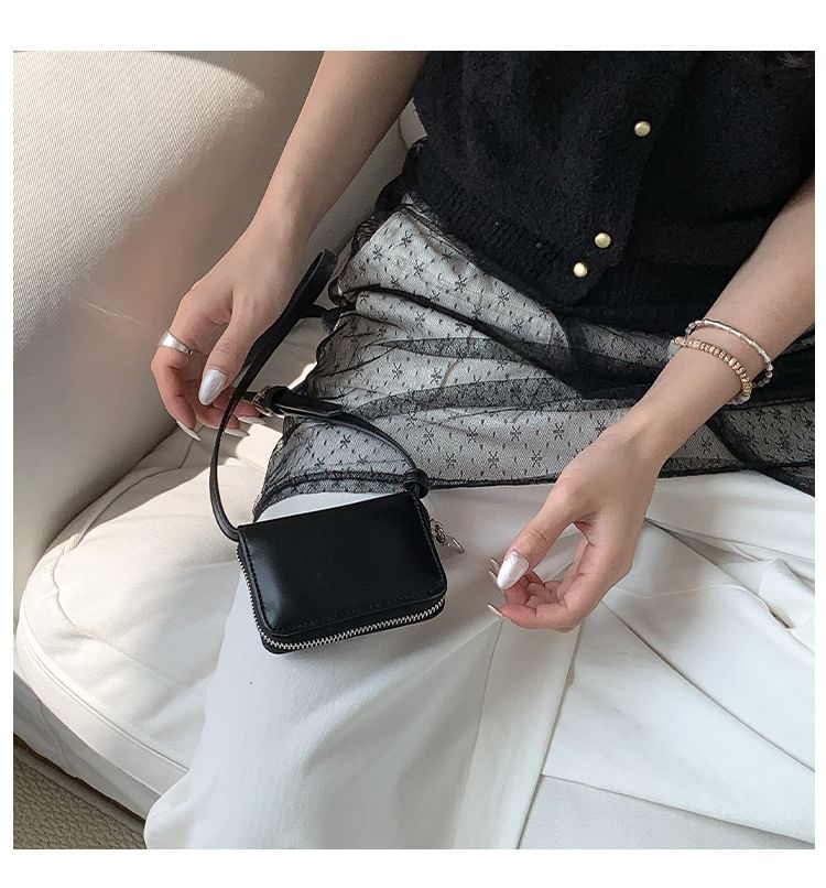 Bag Plain Crossbody Faux Leather