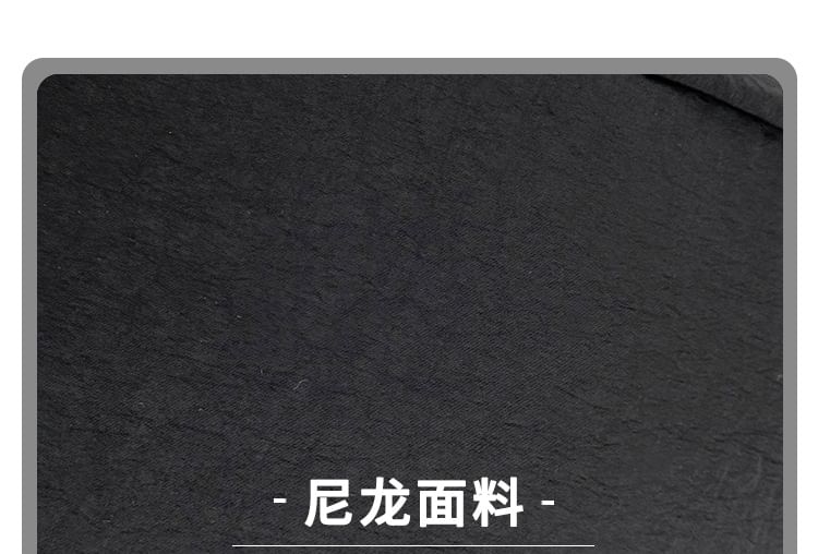 Backpack Plain Drawstring Nylon Flap