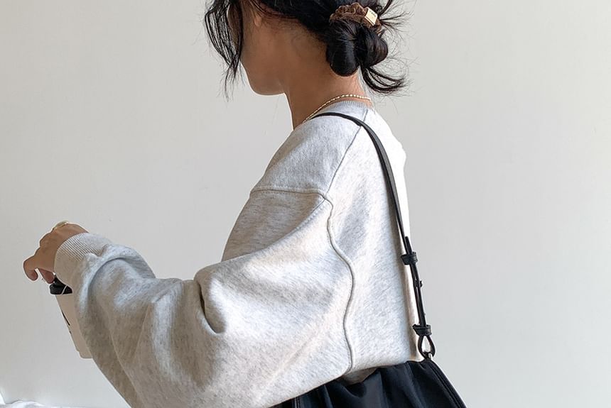 Flap Bag Plain Nylon Tote Buckled