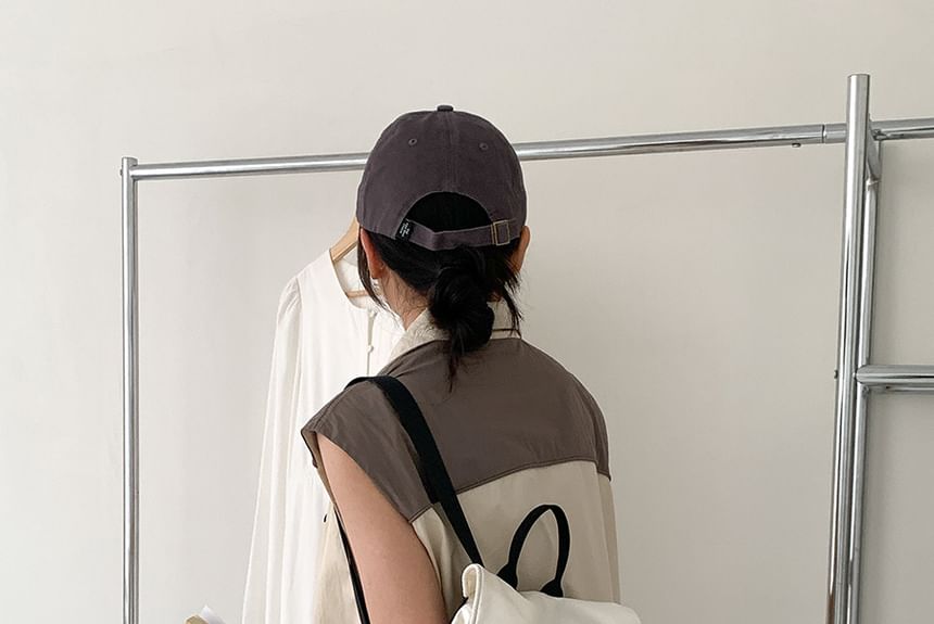 Plain Backpack Flap Drawstring