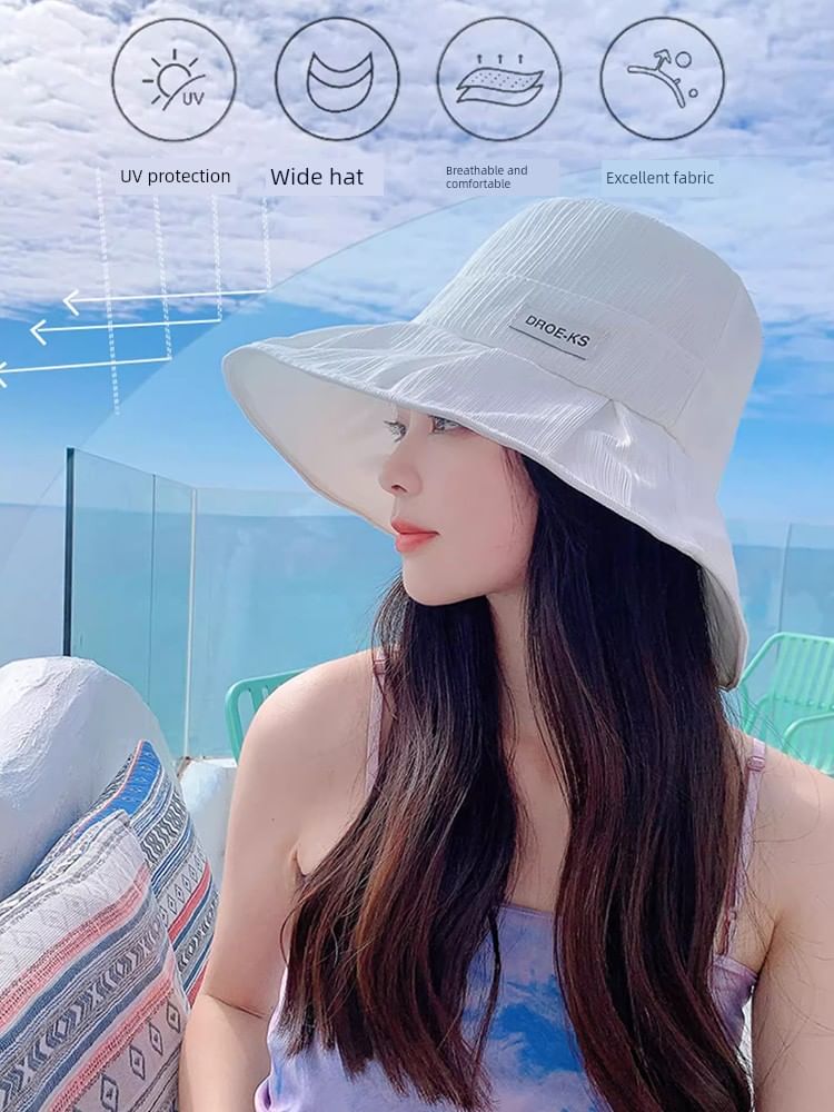 Bucket Hat Wide Brim Plain