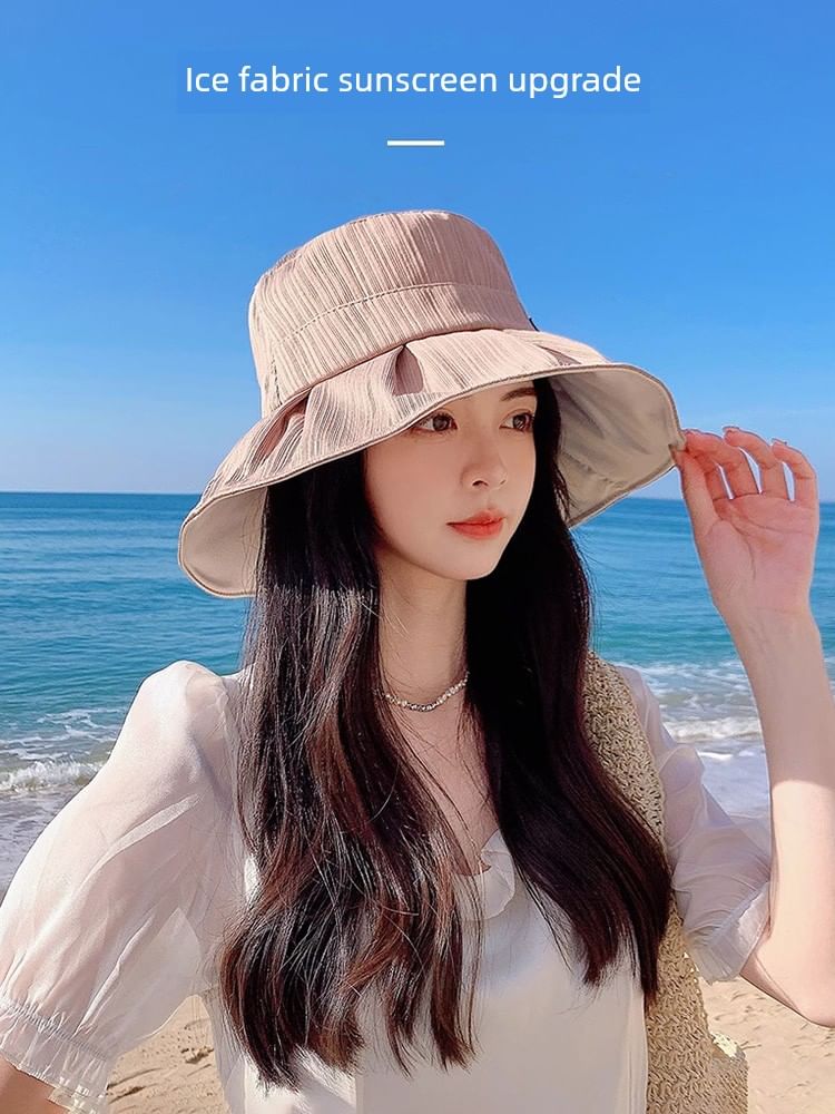 Bucket Hat Wide Brim Plain