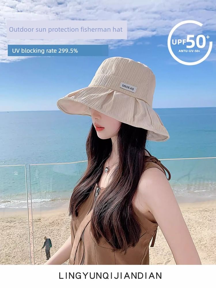 Bucket Hat Wide Brim Plain