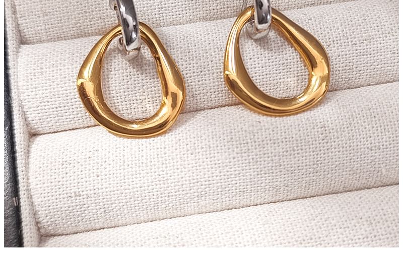 Alloy Half Hoop Earring