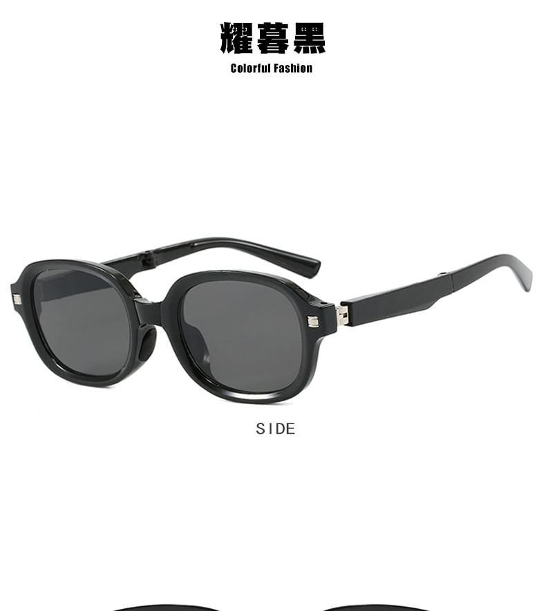 Oval Sunglasses Foldable