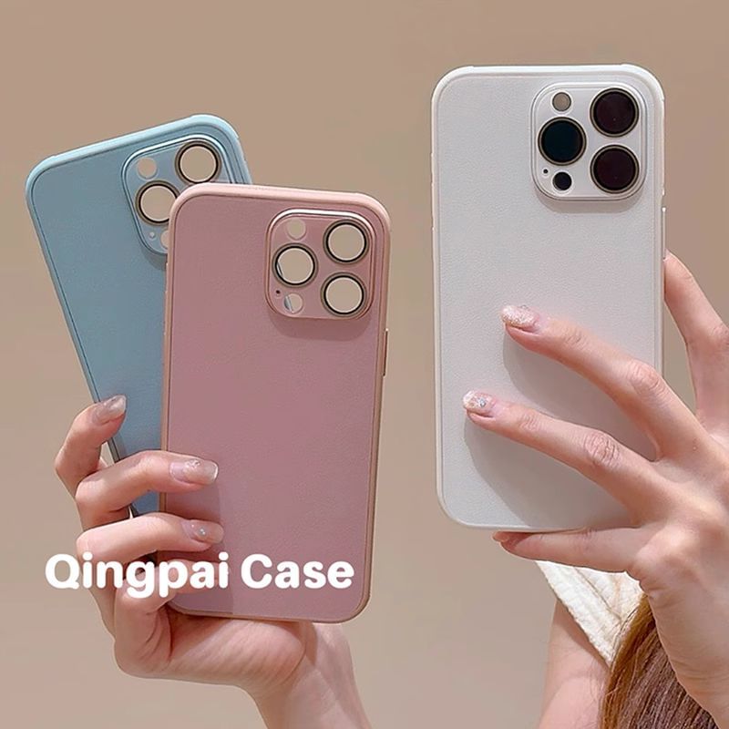 Plain Phone Case - iPhone 15 Pro Max / 15 Pro / 15 / 14 Pro Max / 14 Pro / 14 / 13 Pro Max / 13 Pro / 13 / 12 Pro Max / 12 Pro / 12