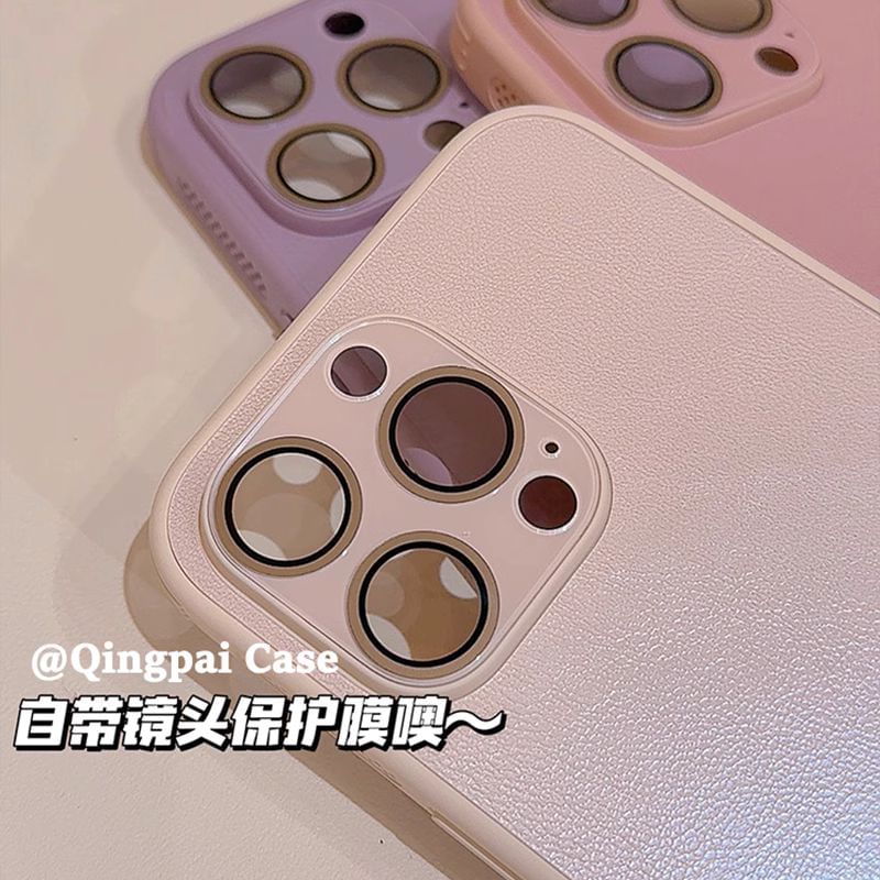 Plain Phone Case - iPhone 15 Pro Max / 15 Pro / 15 / 14 Pro Max / 14 Pro / 14 / 13 Pro Max / 13 Pro / 13 / 12 Pro Max / 12 Pro / 12