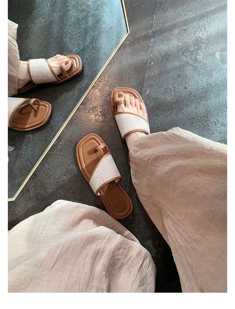 Toe Sandals Slide Loop