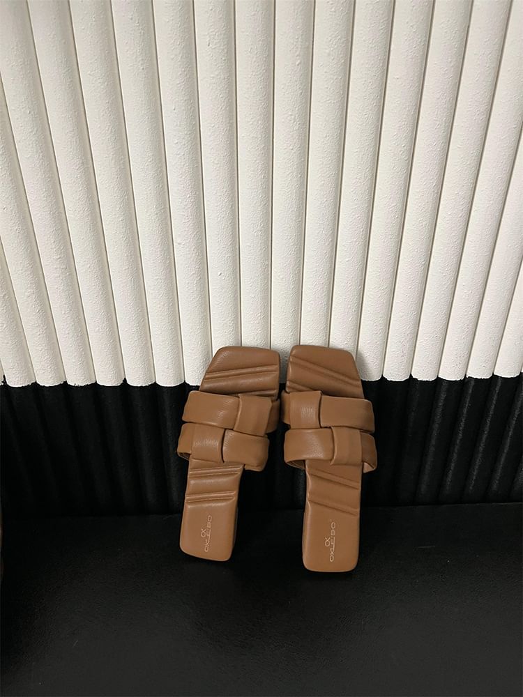 Woven Sandals Slide