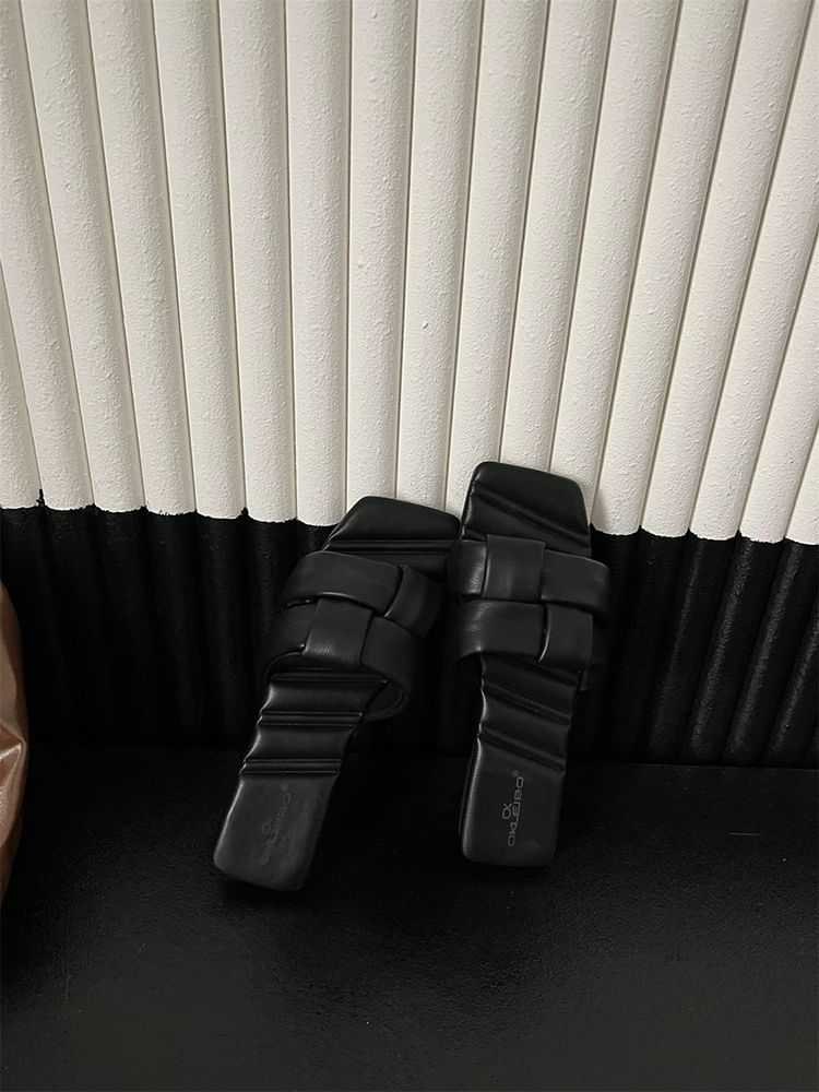 Woven Sandals Slide