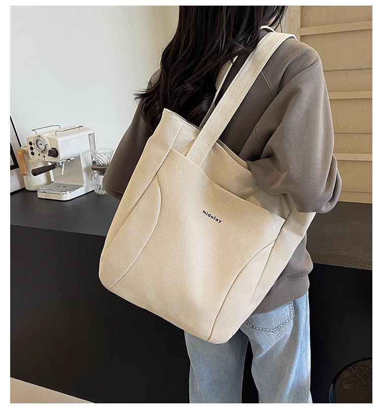 Bag Canvas Lettering Tote
