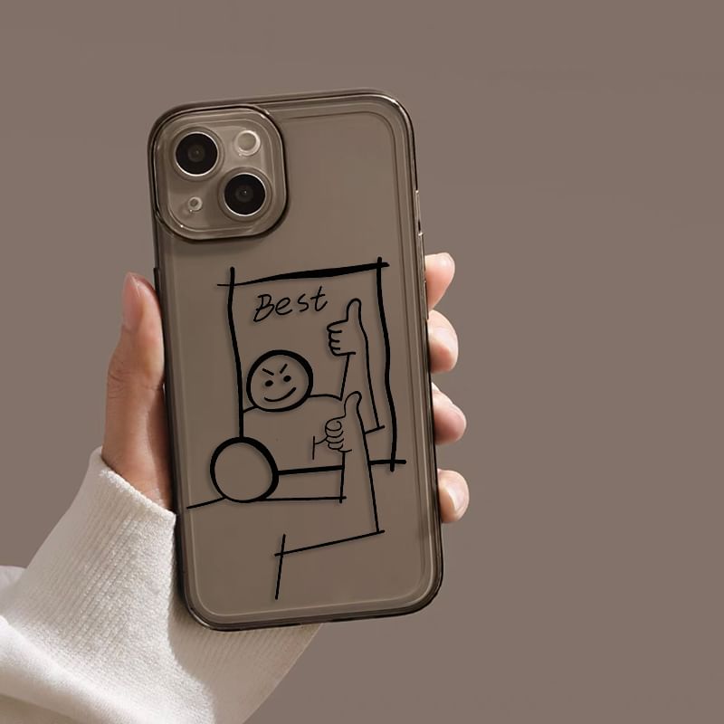 Mirrored Phone Case Cartoon