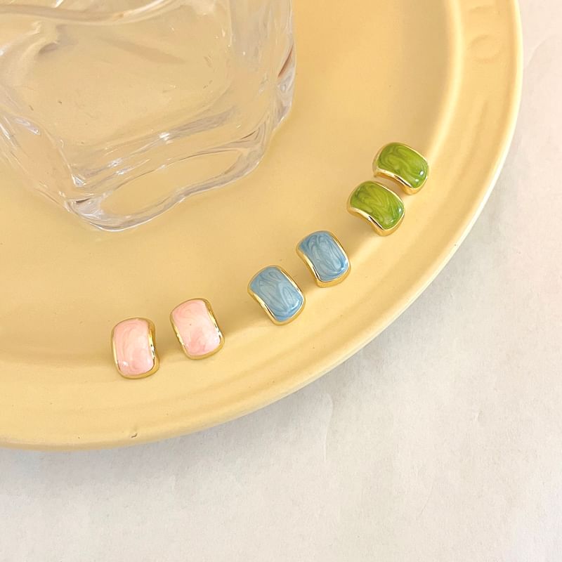 Alloy Earring Stud Glaze