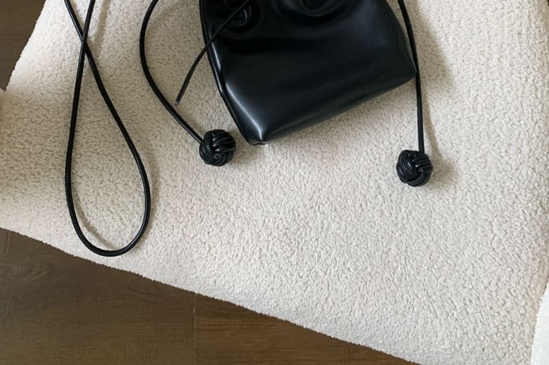 Drawstring Bag Bow Crossbody