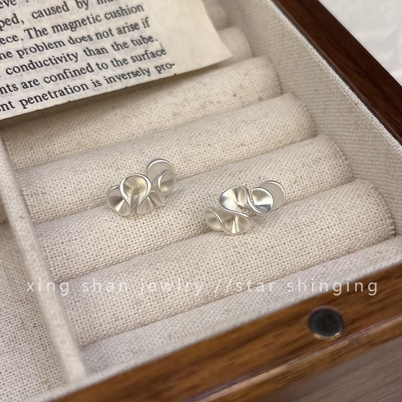 / Stud Irregular Earring Clip-On