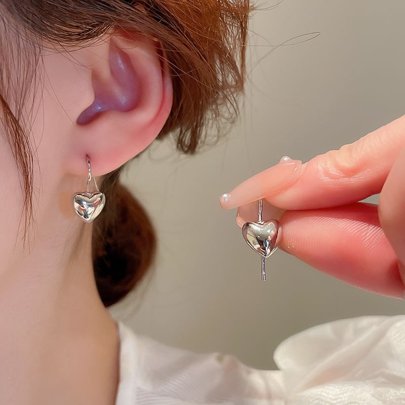 Heart Drop Earring