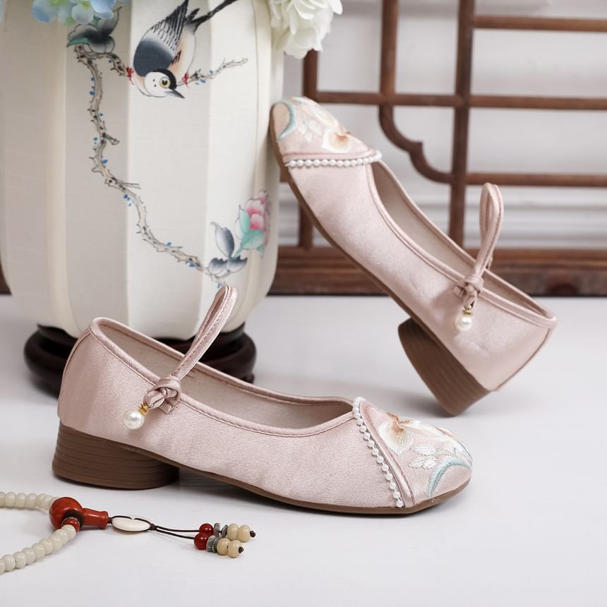 Embroidered Textile Flats