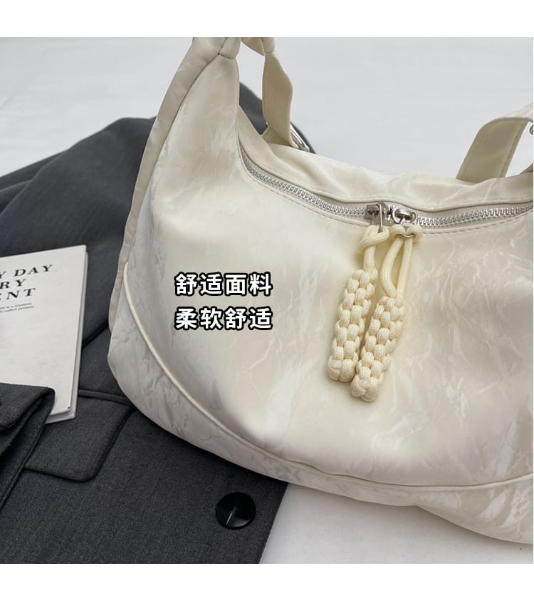 Textile Plain Shoulder Bag