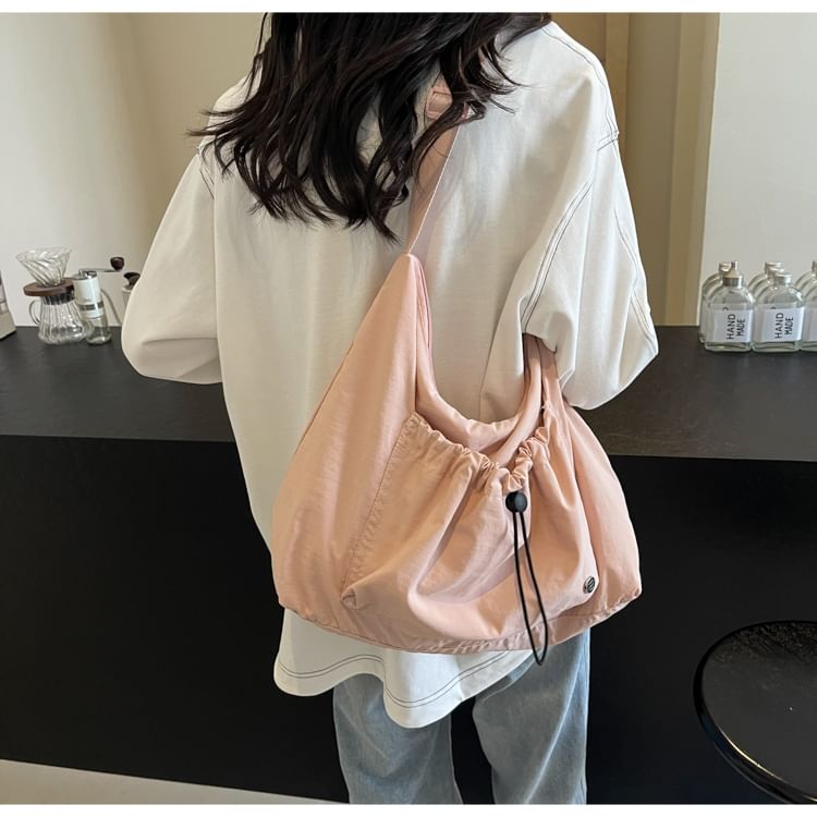 Textile Plain Crossbody Bag