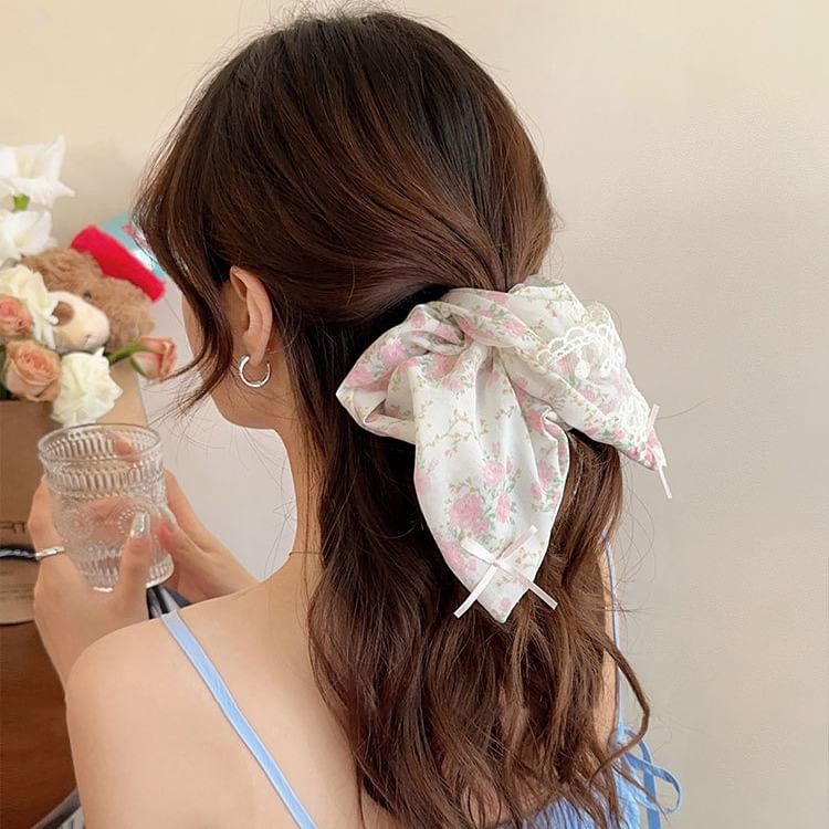 Floral Scrunchie