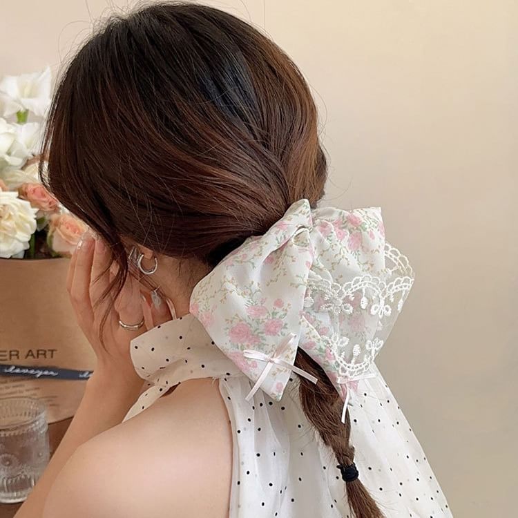 Floral Scrunchie