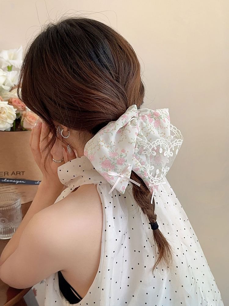 Floral Scrunchie