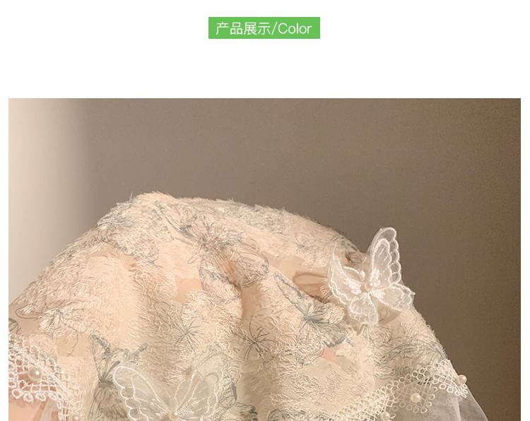 Designs) (Various Lace Trim Bandana Butterfly