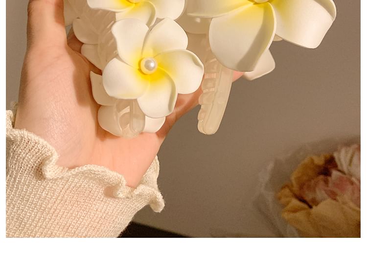 Hair Clip Floral Claw Tie (Various Clips Set Designs) / Fabric