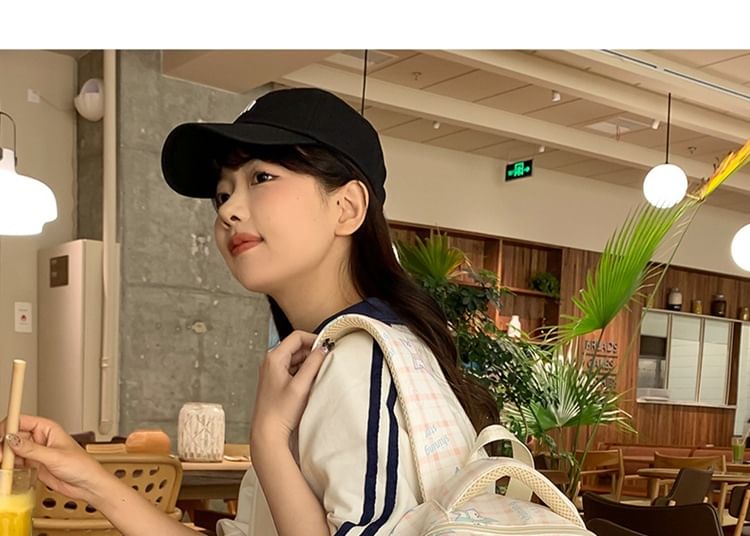 Bag Backpack Set / Cartoon Charm Multi-Pocket Print