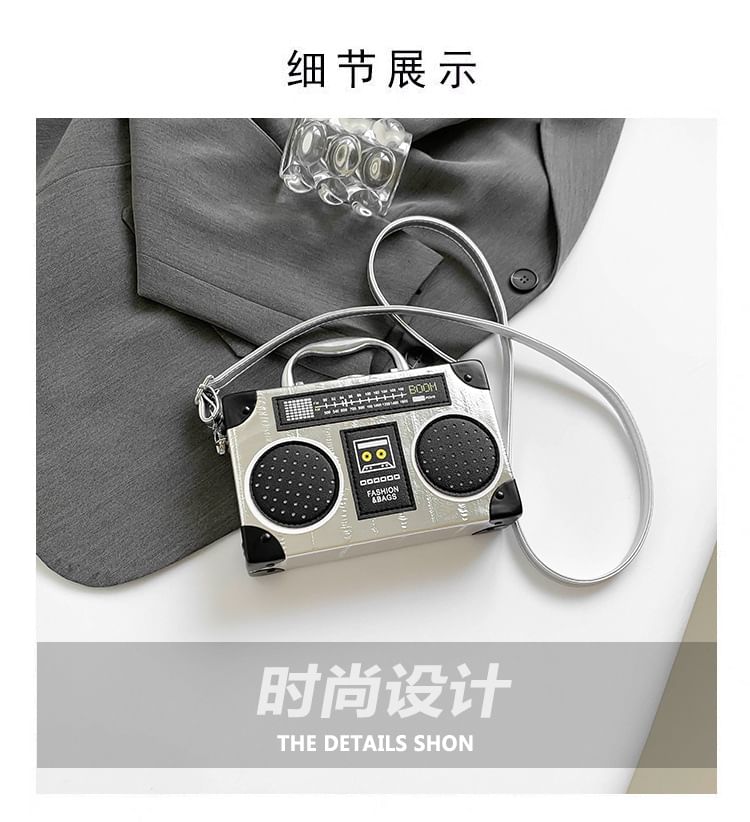 Bag Box Top Handle Radio Crossbody