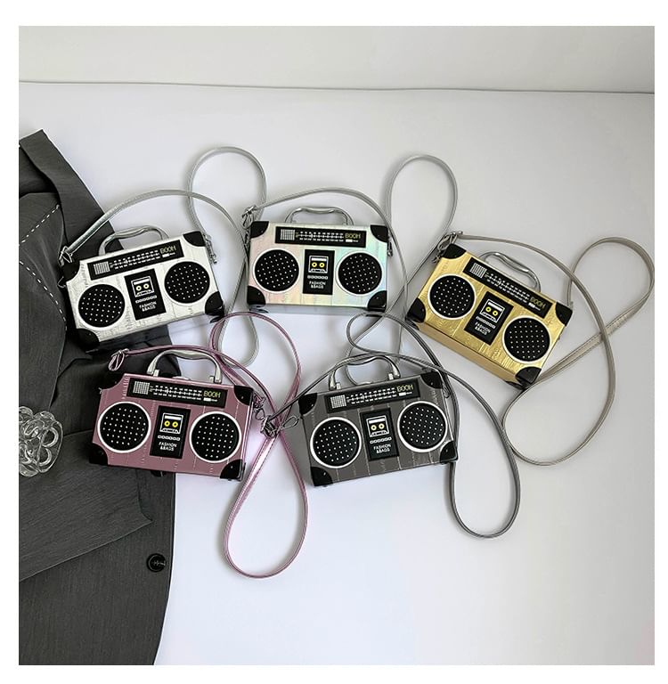 Bag Box Top Handle Radio Crossbody