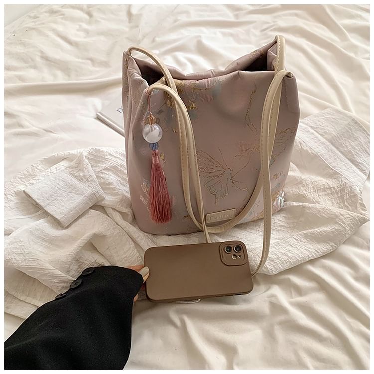 Bucket Butterfly Bag Jacquard