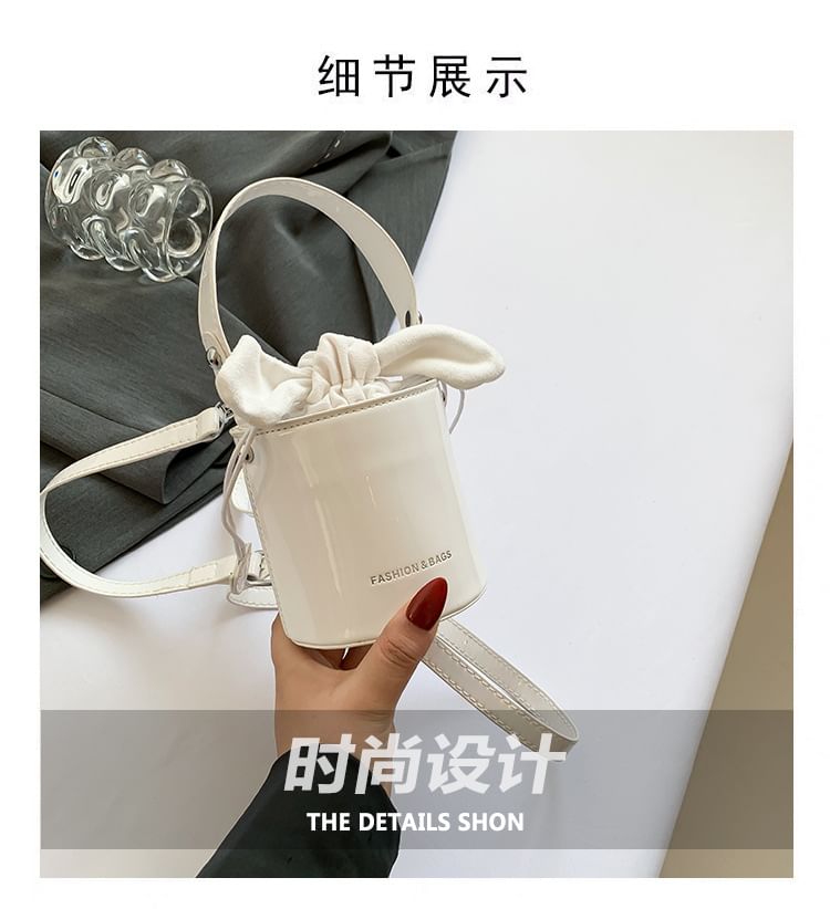Bucket Faux Leather Bag
