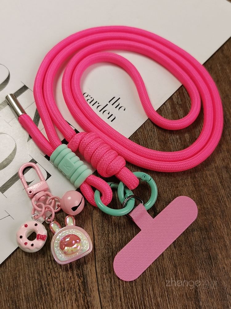 Phone Charm / Lanyard / Lanyard Pad / Set