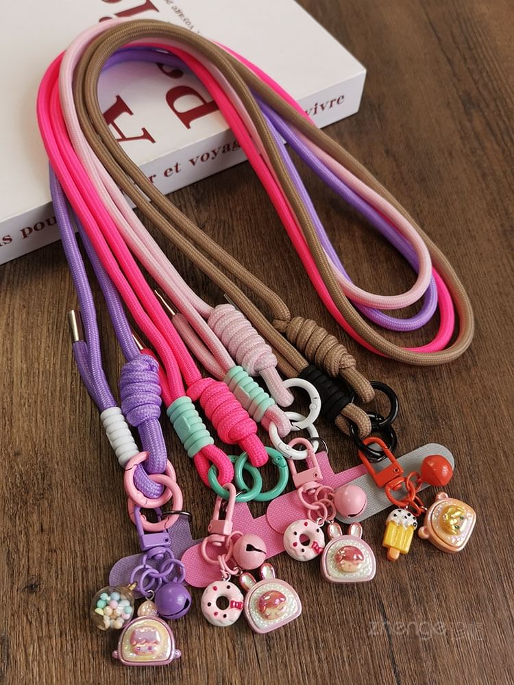 Phone Charm / Lanyard / Lanyard Pad / Set