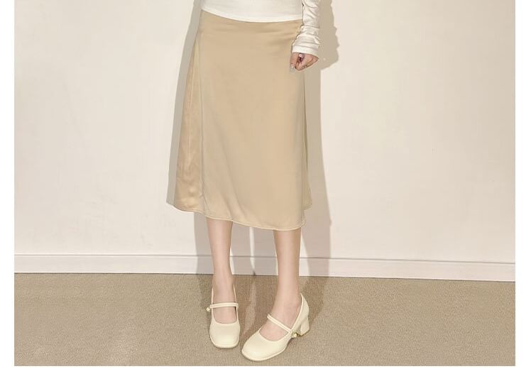 Block Pumps Mary Heel Jane