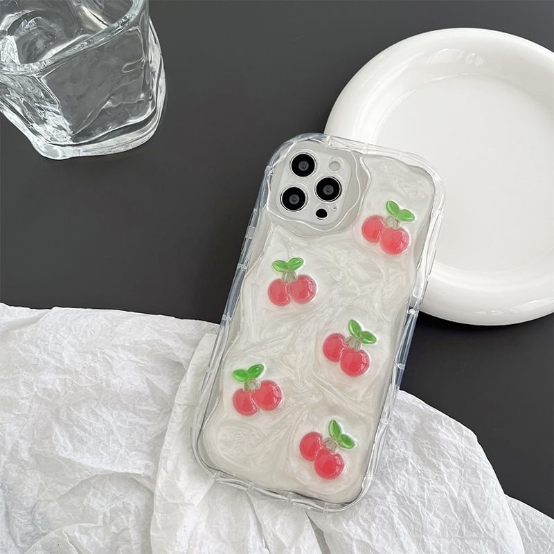 Heart Phone Mirrored / Cherry Case