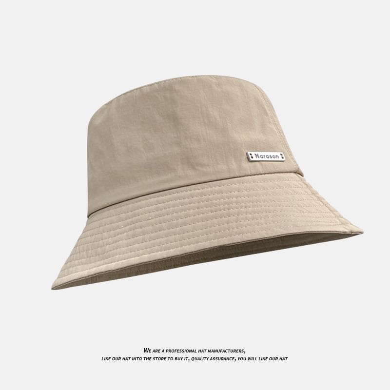 Metal Bucket Plate Hat