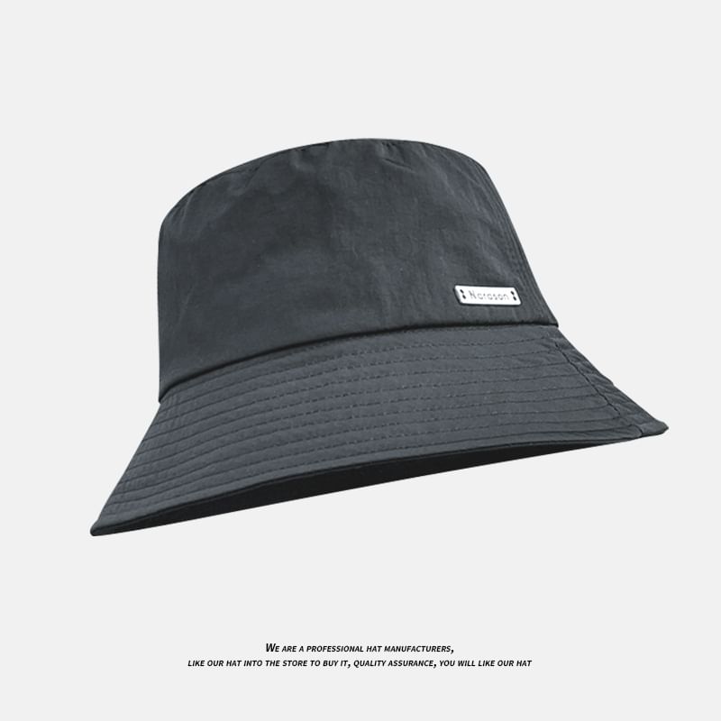 Metal Bucket Plate Hat